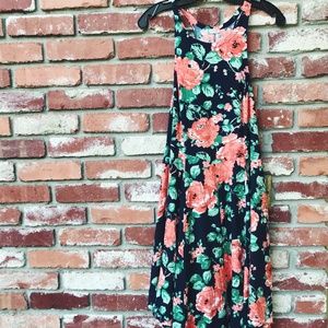 Free People Floral Midi Dress